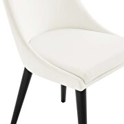 Performance velvet upholstery dining chair in white by Modway additional picture 5
