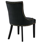 Black finish performance velvet fabric upholstery dining chairs - set of 2 by Modway additional picture 5