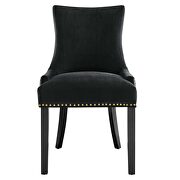 Black finish performance velvet fabric upholstery dining chairs - set of 2 by Modway additional picture 7