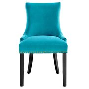 Blue finish performance velvet fabric upholstery dining chairs - set of 2 by Modway additional picture 7