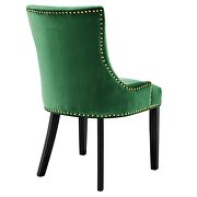 Emerald finish performance velvet fabric upholstery dining chairs - set of 2 by Modway additional picture 5