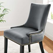 Gray finish performance velvet fabric upholstery dining chairs - set of 2 by Modway additional picture 9