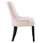 Pink finish performance velvet fabric upholstery dining chairs - set of 2 by Modway additional picture 4