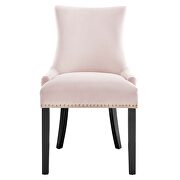 Pink finish performance velvet fabric upholstery dining chairs - set of 2 by Modway additional picture 7