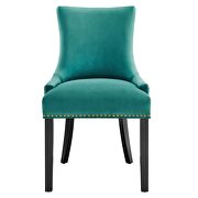 Teal finish performance velvet fabric upholstery dining chairs - set of 2 by Modway additional picture 7