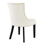 White finish performance velvet fabric upholstery dining chairs - set of 2 by Modway additional picture 5