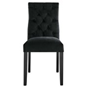 Black finish performance velvet tufted button back dining chairs - set of 2 by Modway additional picture 7