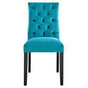 Blue finish performance velvet tufted button back dining chairs - set of 2 by Modway additional picture 7