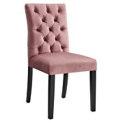 Dusty rose finish performance velvet tufted button back dining chairs - set of 2 by Modway additional picture 3