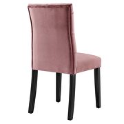 Dusty rose finish performance velvet tufted button back dining chairs - set of 2 by Modway additional picture 5