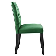 Emerald finish performance velvet tufted button back dining chairs - set of 2 by Modway additional picture 4