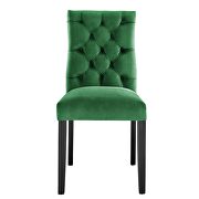 Emerald finish performance velvet tufted button back dining chairs - set of 2 by Modway additional picture 7