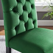 Emerald finish performance velvet tufted button back dining chairs - set of 2 by Modway additional picture 9