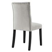 Light gray finish performance velvet tufted button back dining chairs - set of 2 by Modway additional picture 5
