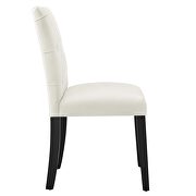 White finish performance velvet tufted button back dining chairs - set of 2 by Modway additional picture 4