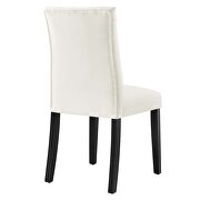 White finish performance velvet tufted button back dining chairs - set of 2 by Modway additional picture 5