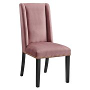 Dusty rose finish stain-resistant performance velvet dining chairs - set of 2 by Modway additional picture 3