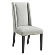 Light gray finish stain-resistant performance velvet dining chairs - set of 2 by Modway additional picture 3