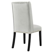 Light gray finish stain-resistant performance velvet dining chairs - set of 2 by Modway additional picture 5