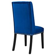 Navy finish stain-resistant performance velvet dining chairs - set of 2 by Modway additional picture 5