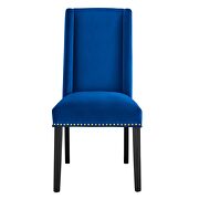 Navy finish stain-resistant performance velvet dining chairs - set of 2 by Modway additional picture 7