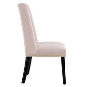 Pink finish stain-resistant performance velvet dining chairs - set of 2 by Modway additional picture 4