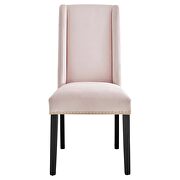 Pink finish stain-resistant performance velvet dining chairs - set of 2 by Modway additional picture 7