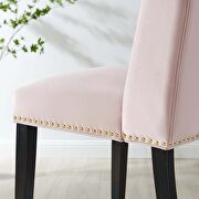 Pink finish stain-resistant performance velvet dining chairs - set of 2 by Modway additional picture 9