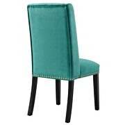 Teal finish stain-resistant performance velvet dining chairs - set of 2 by Modway additional picture 5