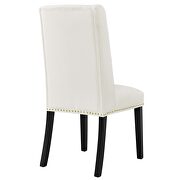 White finish stain-resistant performance velvet dining chairs - set of 2 by Modway additional picture 5