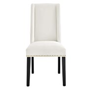White finish stain-resistant performance velvet dining chairs - set of 2 by Modway additional picture 7