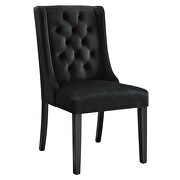 Black finish button tufted performance velvet dining chairs - set of 2 by Modway additional picture 3