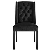 Black finish button tufted performance velvet dining chairs - set of 2 by Modway additional picture 7