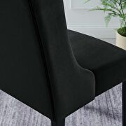 Black finish button tufted performance velvet dining chairs - set of 2 by Modway additional picture 9