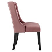 Dusty rose finish button tufted performance velvet dining chairs - set of 2 by Modway additional picture 4