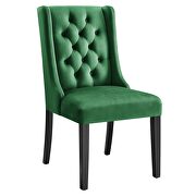 Emerald finish button tufted performance velvet dining chairs - set of 2 by Modway additional picture 3