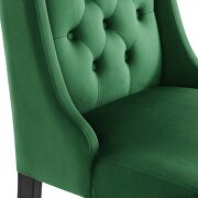 Emerald finish button tufted performance velvet dining chairs - set of 2 by Modway additional picture 6