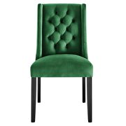 Emerald finish button tufted performance velvet dining chairs - set of 2 by Modway additional picture 7