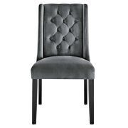 Gray finish button tufted performance velvet dining chairs - set of 2 by Modway additional picture 7