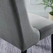 Gray finish button tufted performance velvet dining chairs - set of 2 by Modway additional picture 9