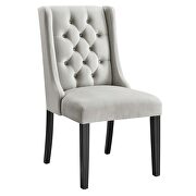 Light gray finish button tufted performance velvet dining chairs - set of 2 by Modway additional picture 3