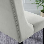 Light gray finish button tufted performance velvet dining chairs - set of 2 by Modway additional picture 9
