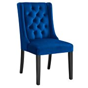 Navy finish button tufted performance velvet dining chairs - set of 2 by Modway additional picture 3