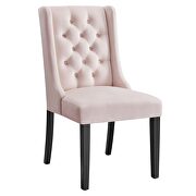 Pink finish button tufted performance velvet dining chairs - set of 2 by Modway additional picture 3