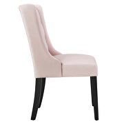 Pink finish button tufted performance velvet dining chairs - set of 2 by Modway additional picture 4