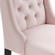 Pink finish button tufted performance velvet dining chairs - set of 2 by Modway additional picture 6