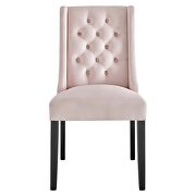 Pink finish button tufted performance velvet dining chairs - set of 2 by Modway additional picture 7