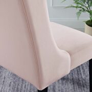 Pink finish button tufted performance velvet dining chairs - set of 2 by Modway additional picture 9