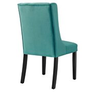 Teal finish button tufted performance velvet dining chairs - set of 2 by Modway additional picture 5