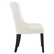 White finish button tufted performance velvet dining chairs - set of 2 by Modway additional picture 4